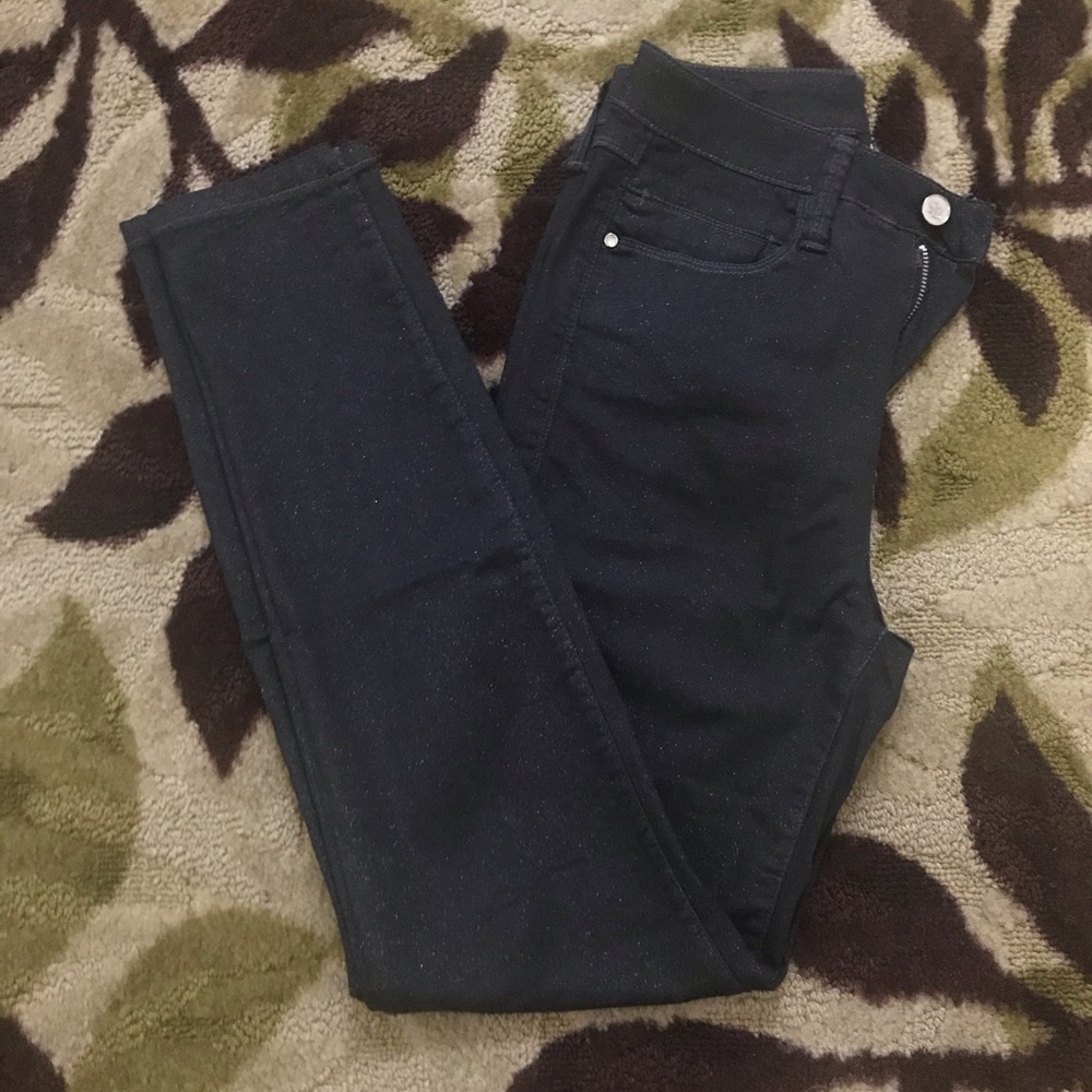 Bebe Black Shimmer Jeans